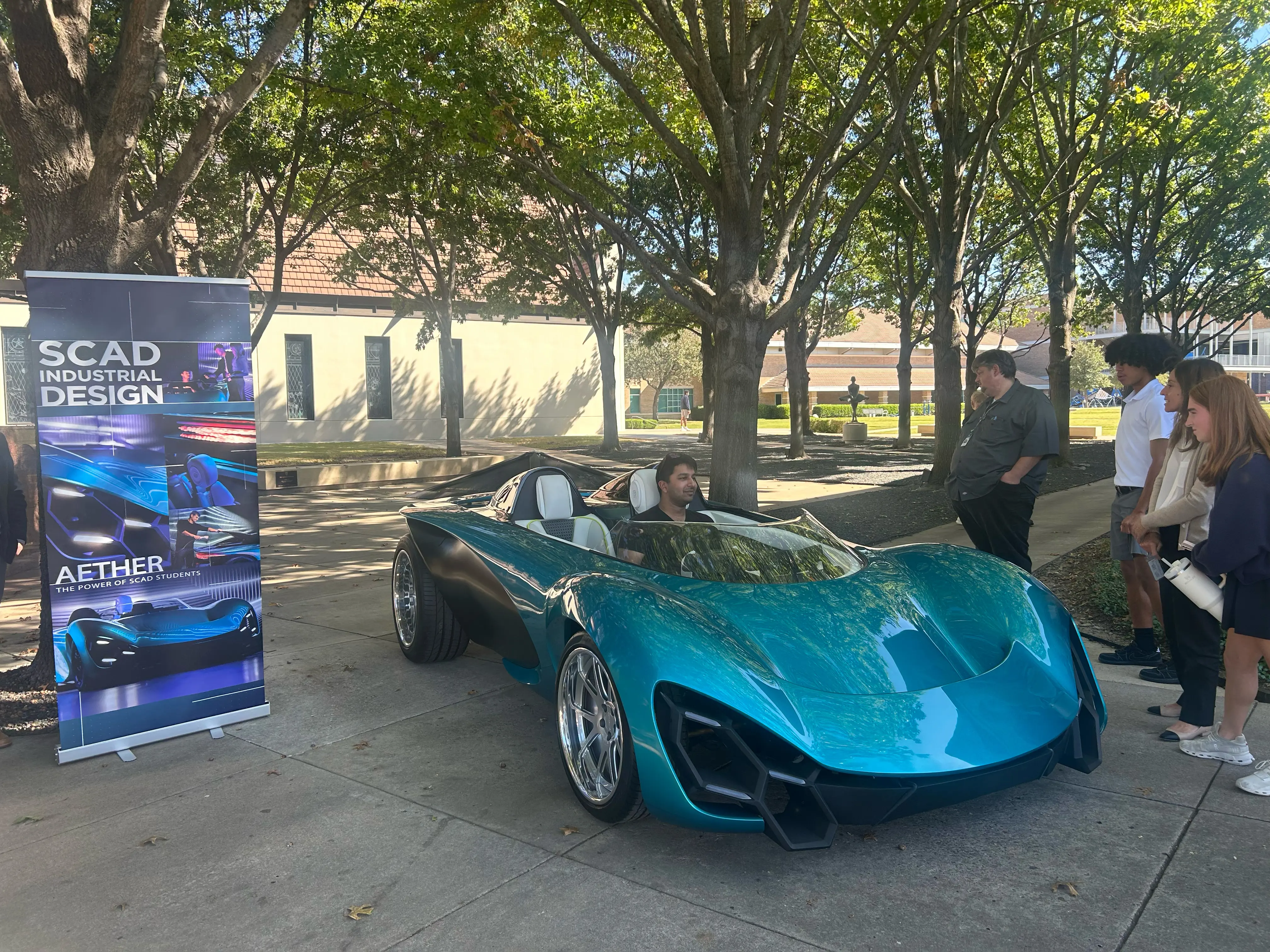 Showcasing SCAD's Formula 1 Electric Vehicle