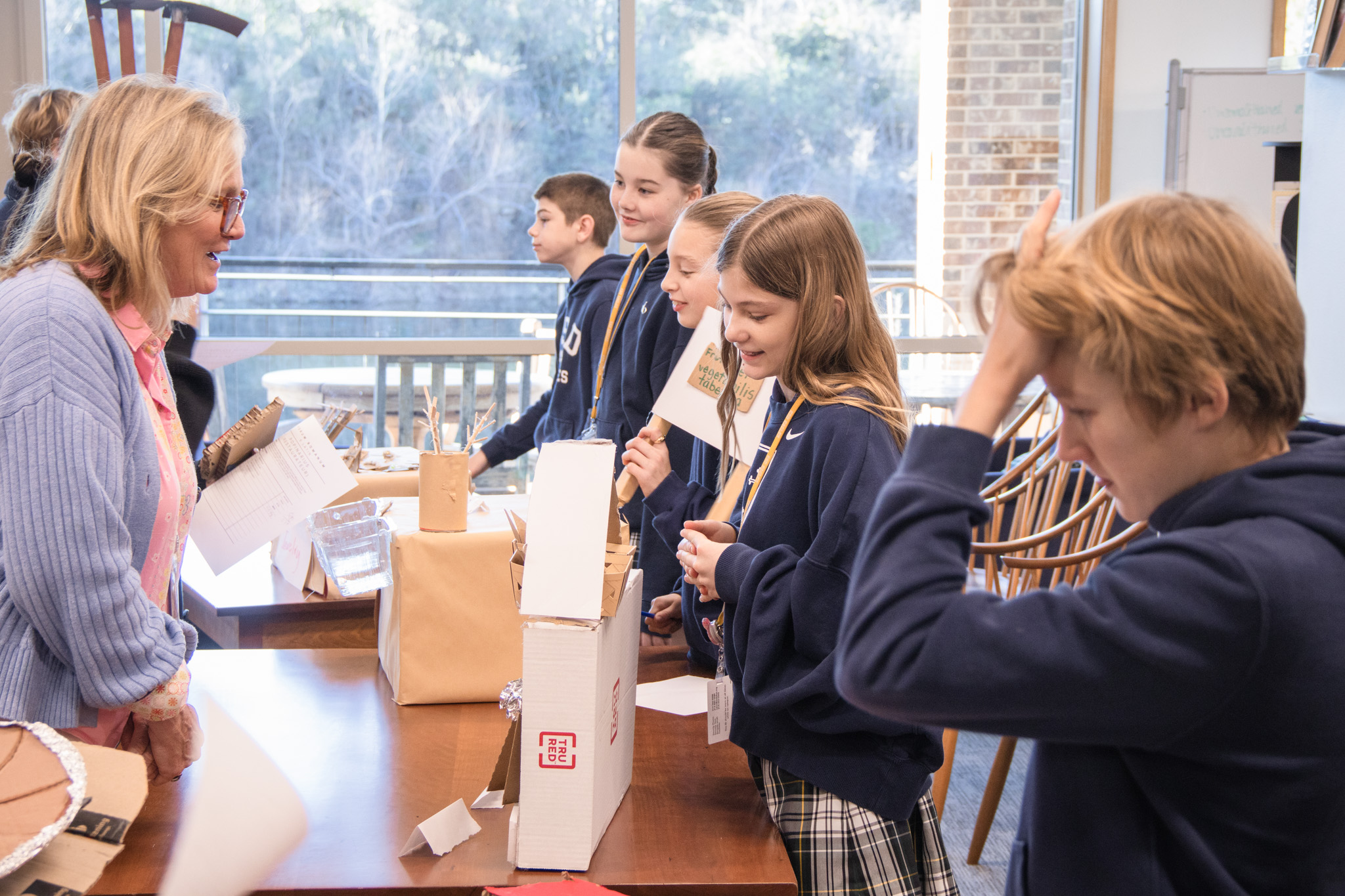 Bringing Ancient Rome to Life: ESD Middle School Latin Students Host Events as a Culmination of Semester-Long Research Projects